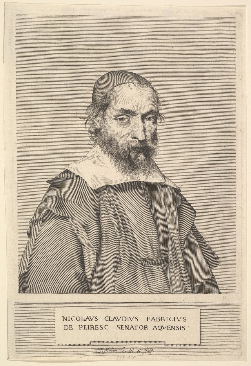 Nicolas-Claude Fabri de Peiresc, 1637. av Claude Mellan