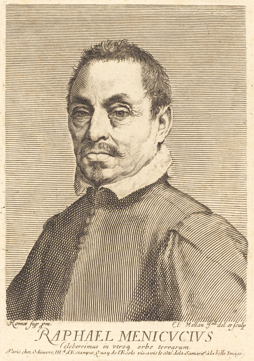 Raffaello Menicucci av Claude Mellan