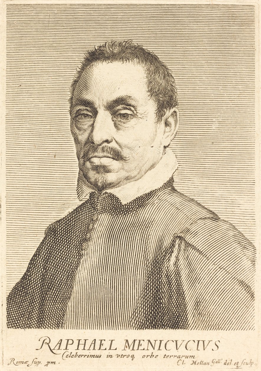 Raffaello Menicucci av Claude Mellan