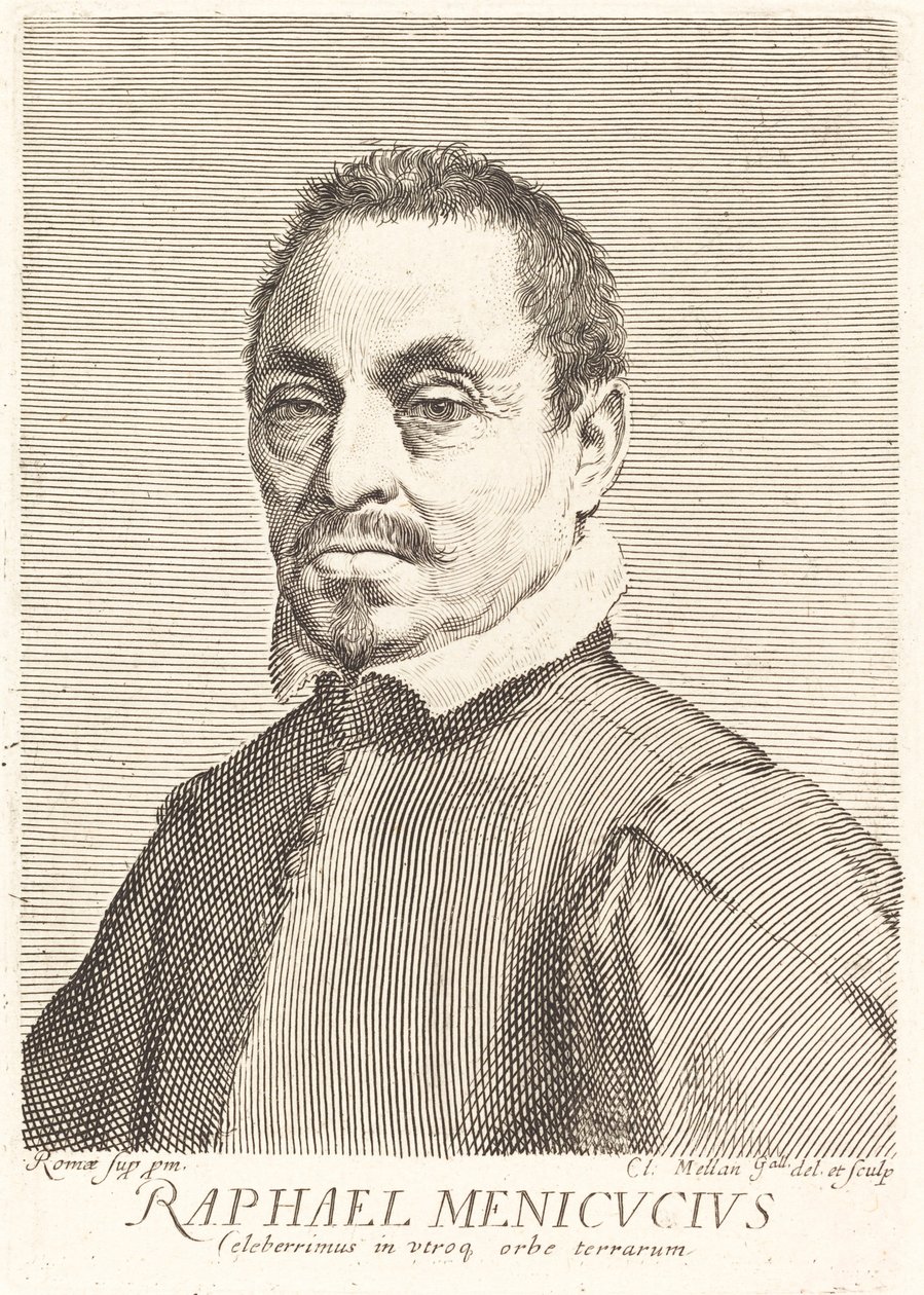 Raffaello Menicucci av Claude Mellan