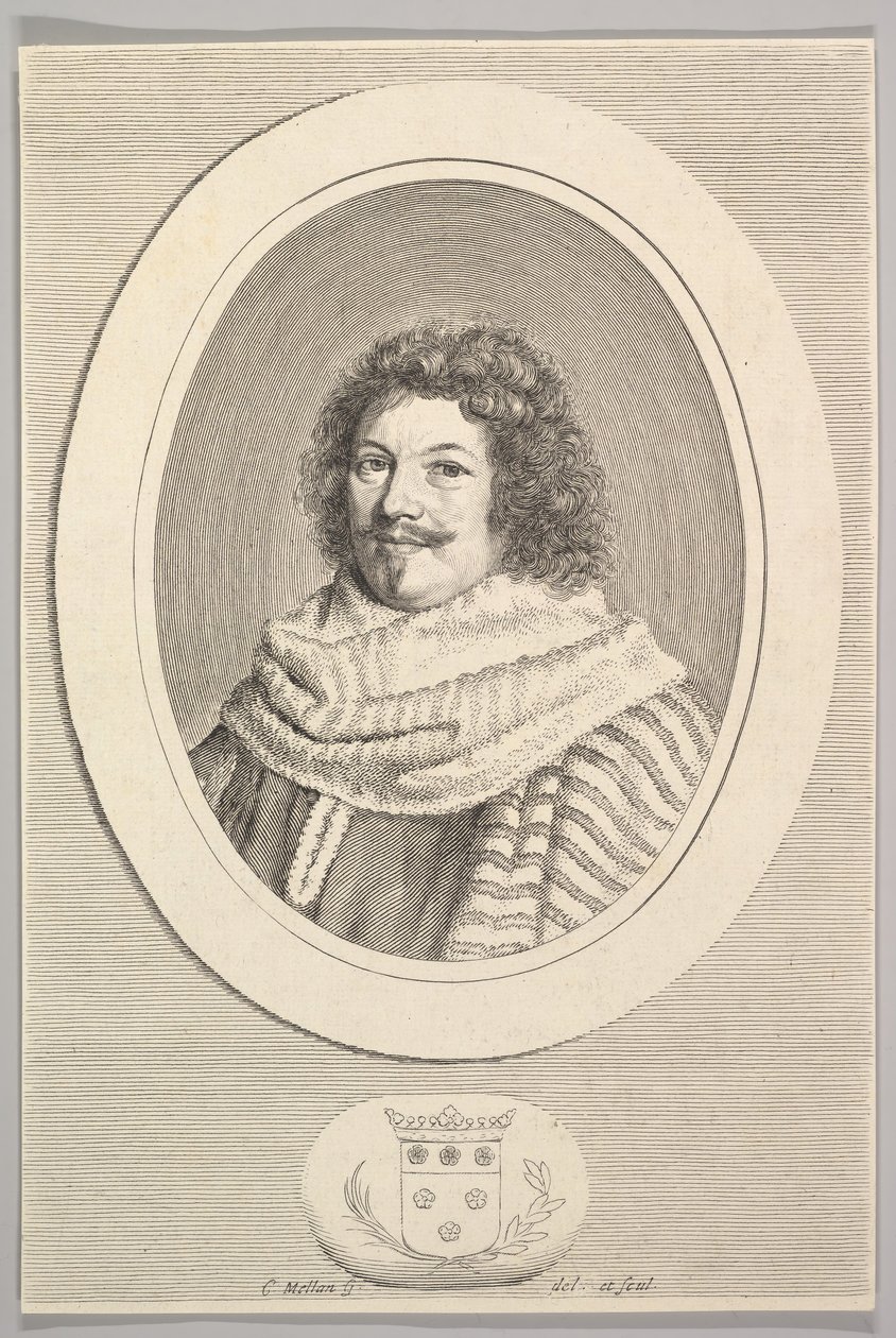 René de Longueil, Marquis de Maisons. av Claude Mellan