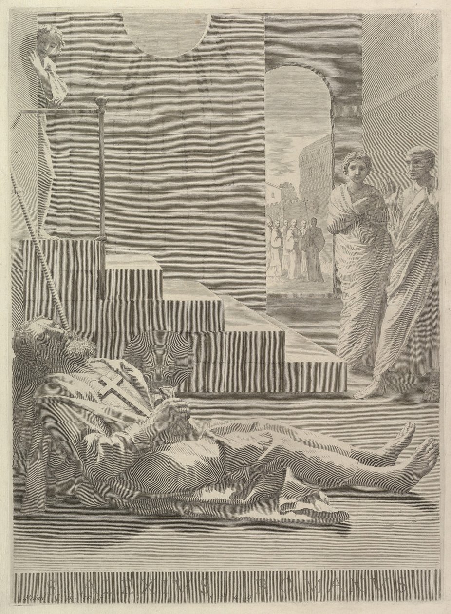 St. Alexis, 1649. av Claude Mellan