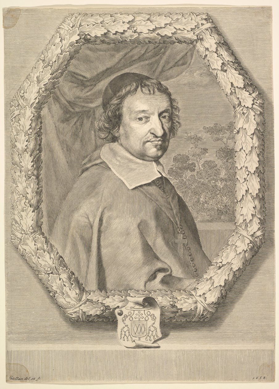 Victor le Bouthillier, 1658. av Claude Mellan