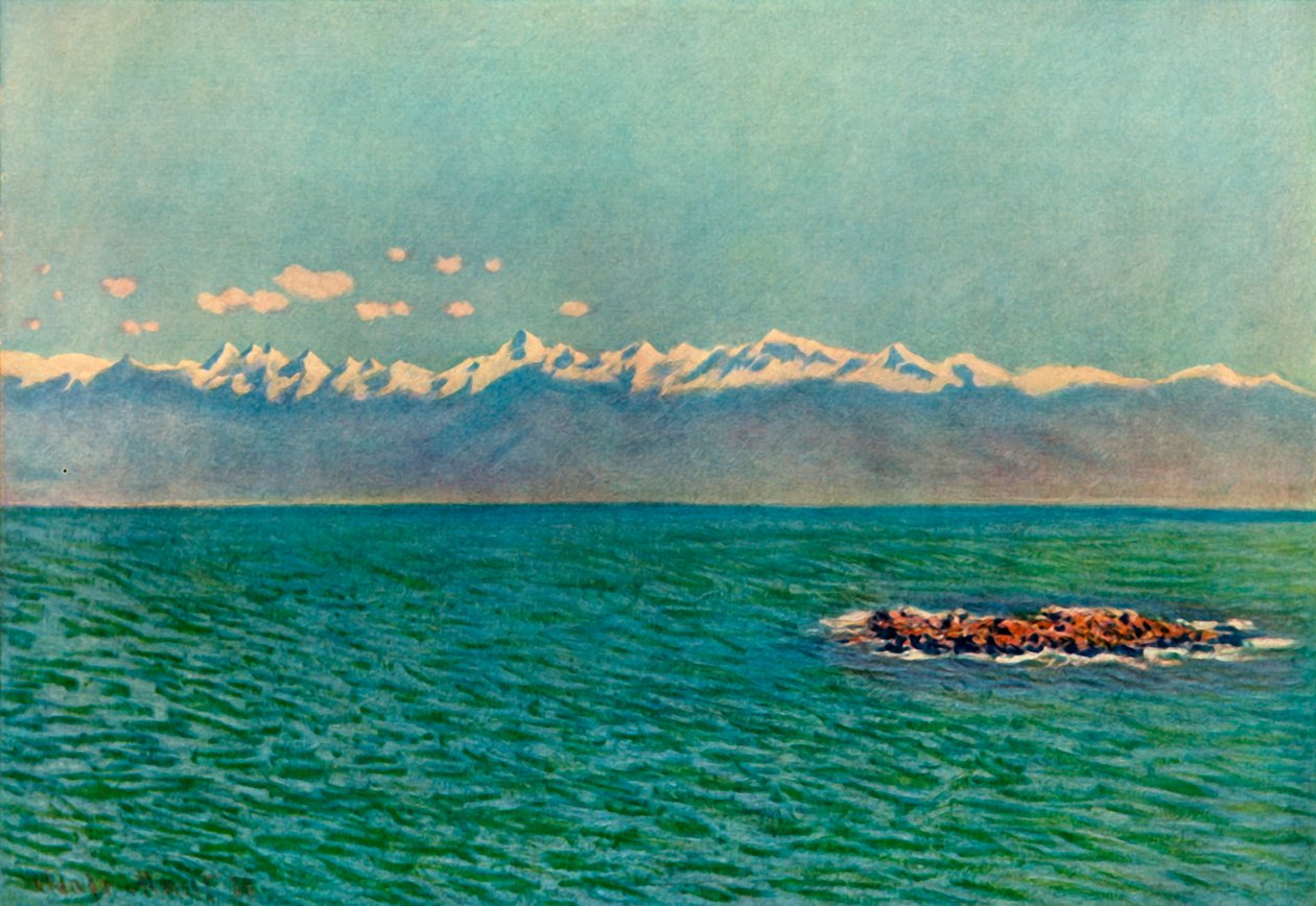 Antibes, 1888, 1937. av Claude Monet