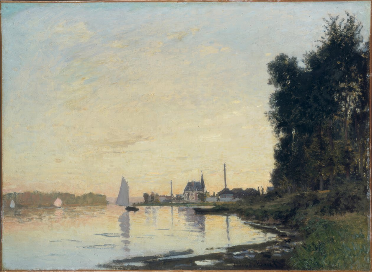 Argenteuil, sen eftermiddag av Claude Monet