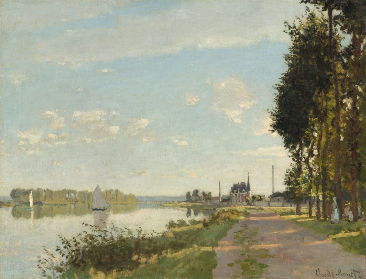 Argenteuil, ca. 1872. av Claude Monet