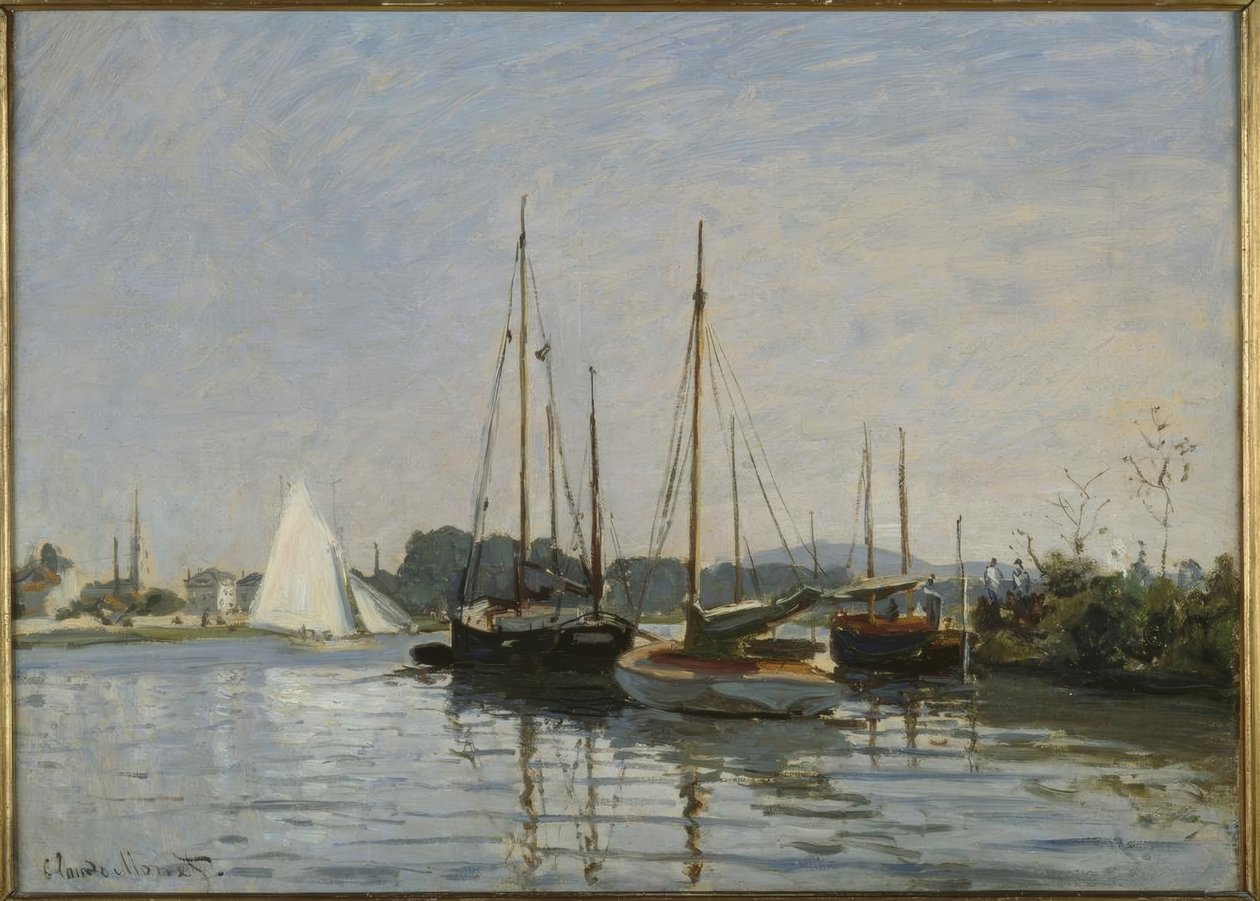 Fritidsbåtar, Argenteuil av Claude Monet
