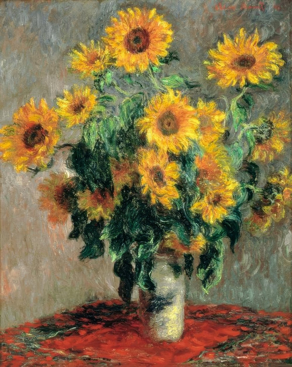 Bukett av solar av Claude Monet