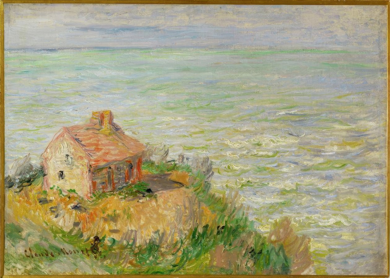 Tullstuga, eftermiddagseffekt av Claude Monet