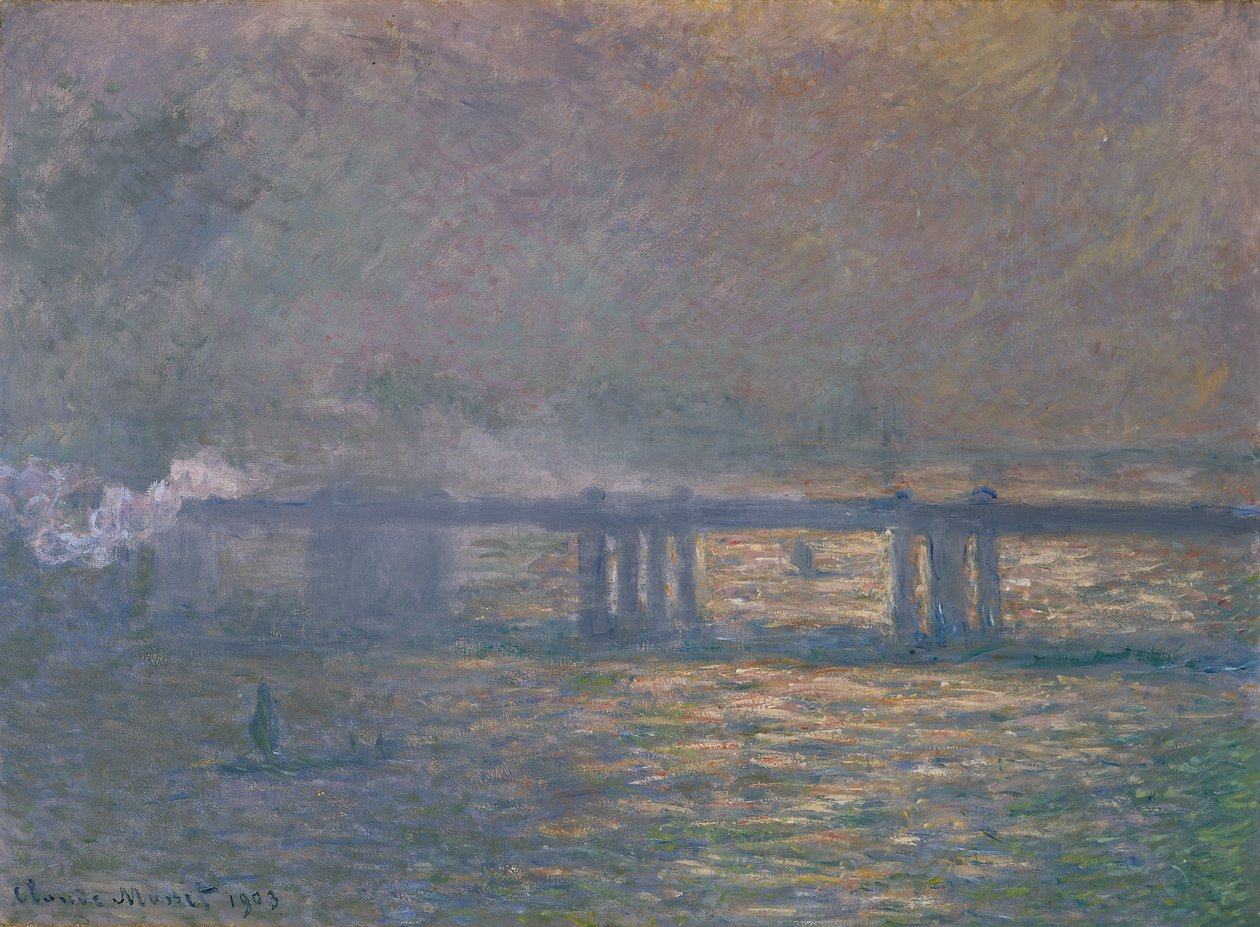 Charing Cross-bron av Claude Monet