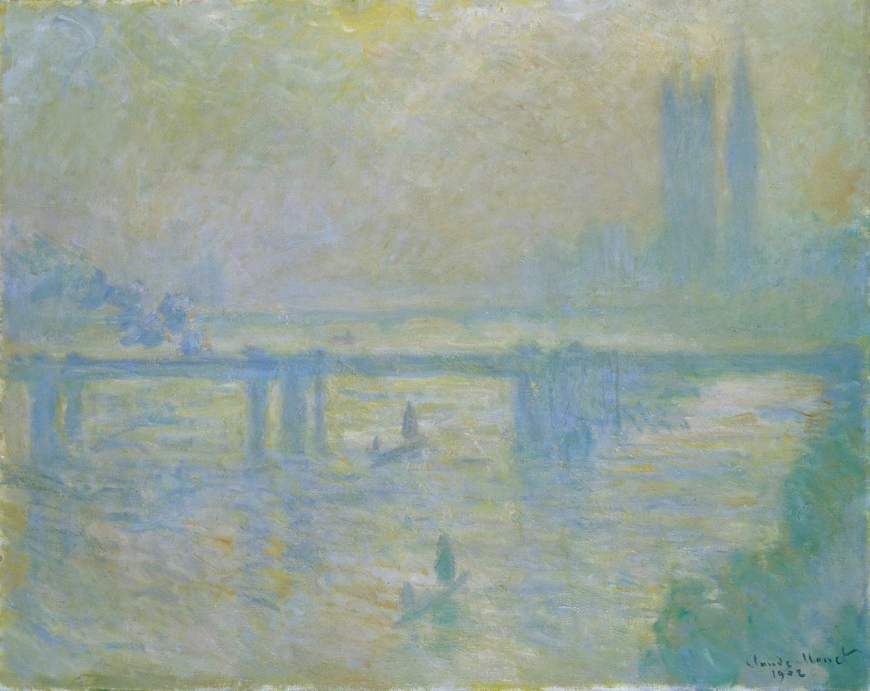 "Charing Cross Bridge", 1902 av Claude Monet