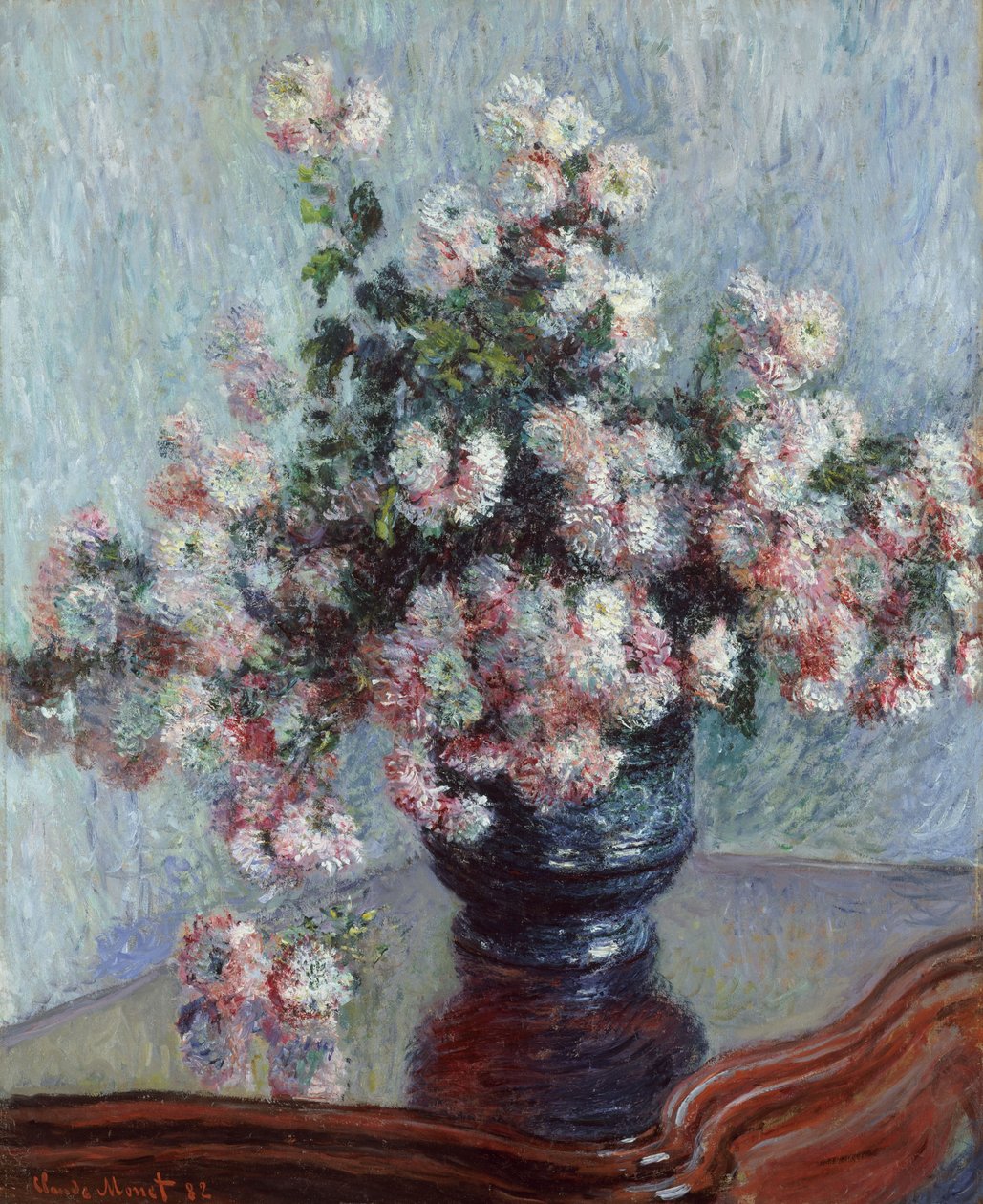 Krysantemum, 1882 av Claude Monet