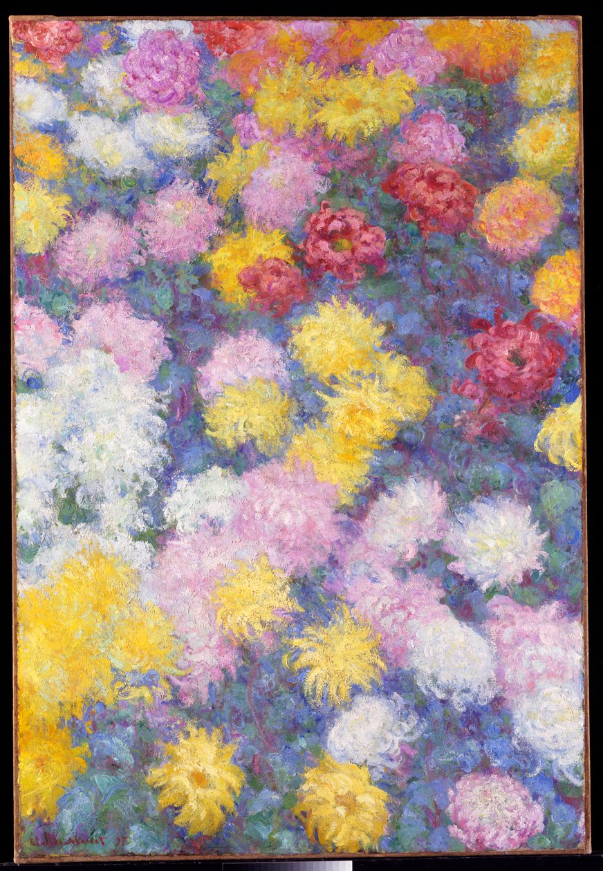 Krysantemum, 1897 av Claude Monet