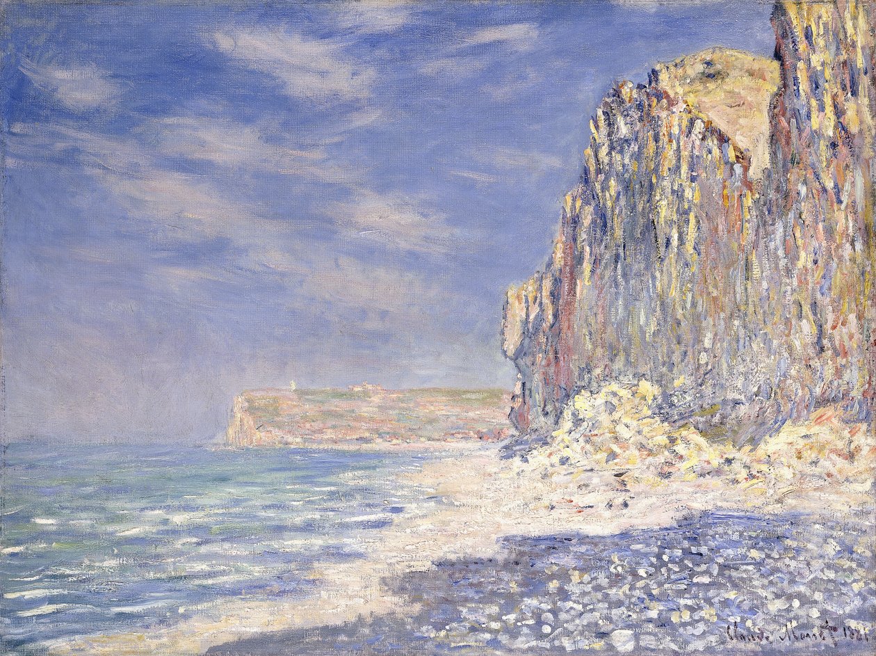 Klippor nära Fecamp, 1881 av Claude Monet
