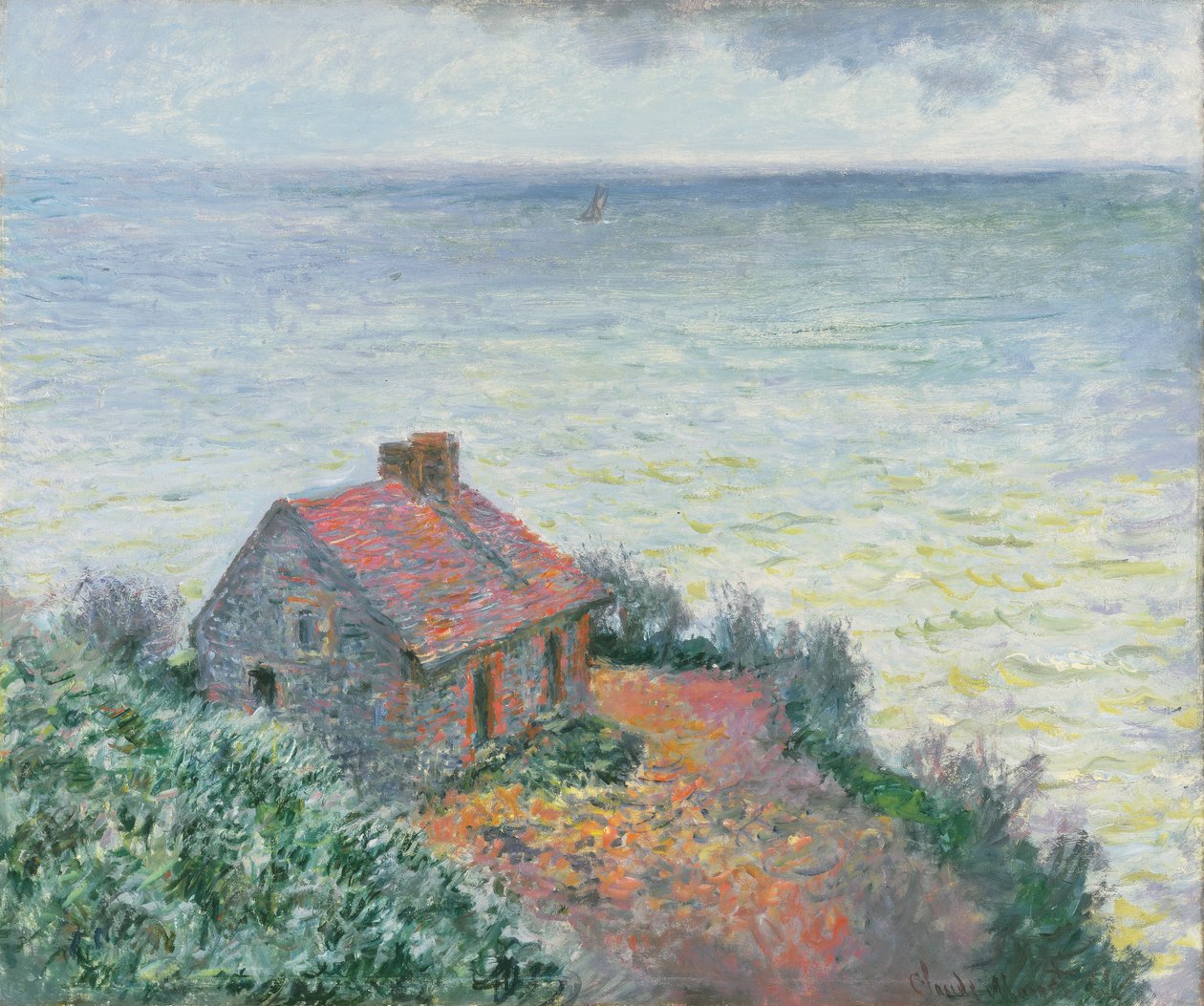 Tullstationen i Dieppe, 1882 av Claude Monet