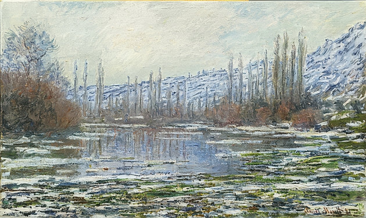 Töet i Vétheuil. 1880 av Claude Monet