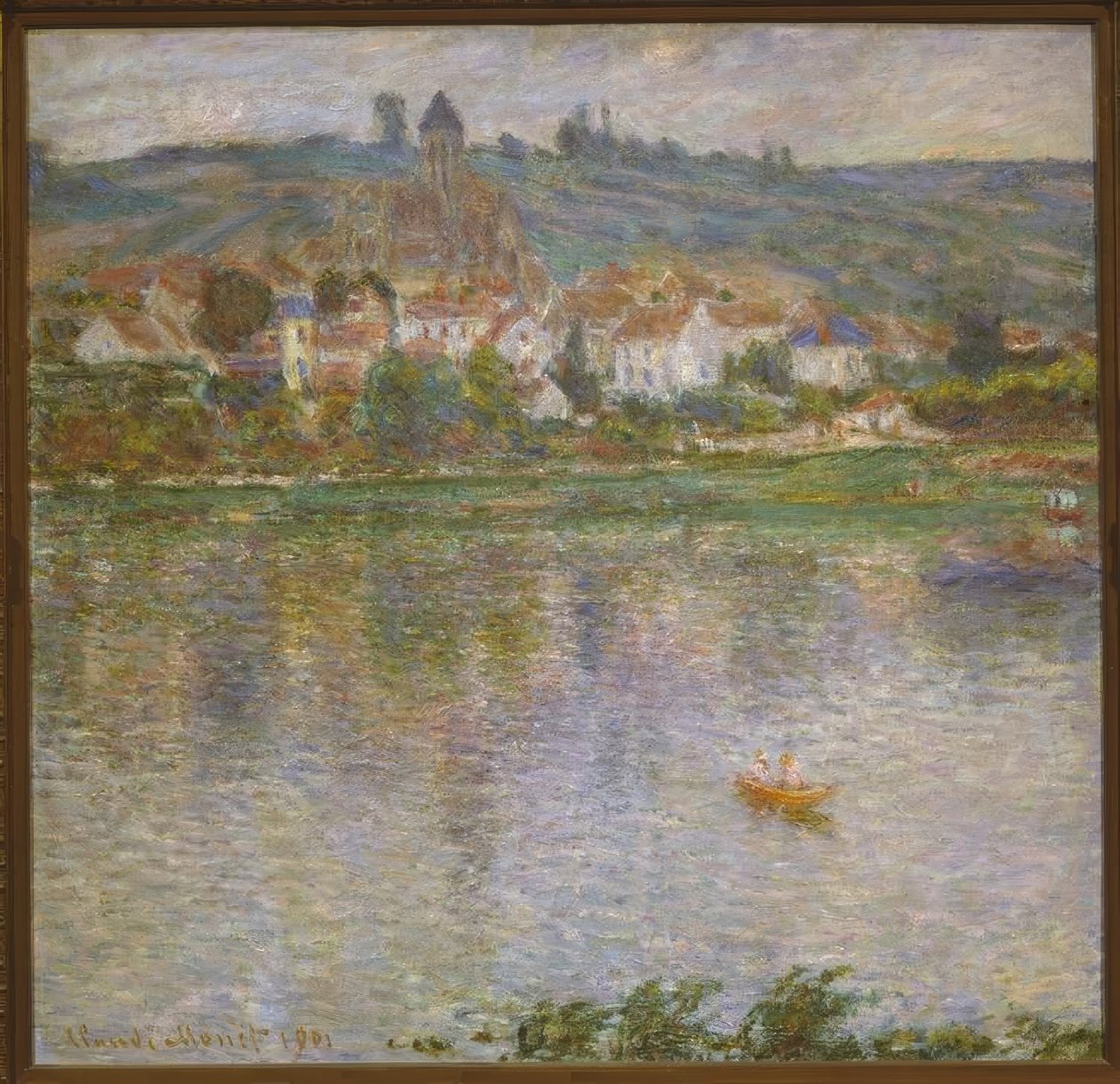 Staden Vetheuil av Claude Monet