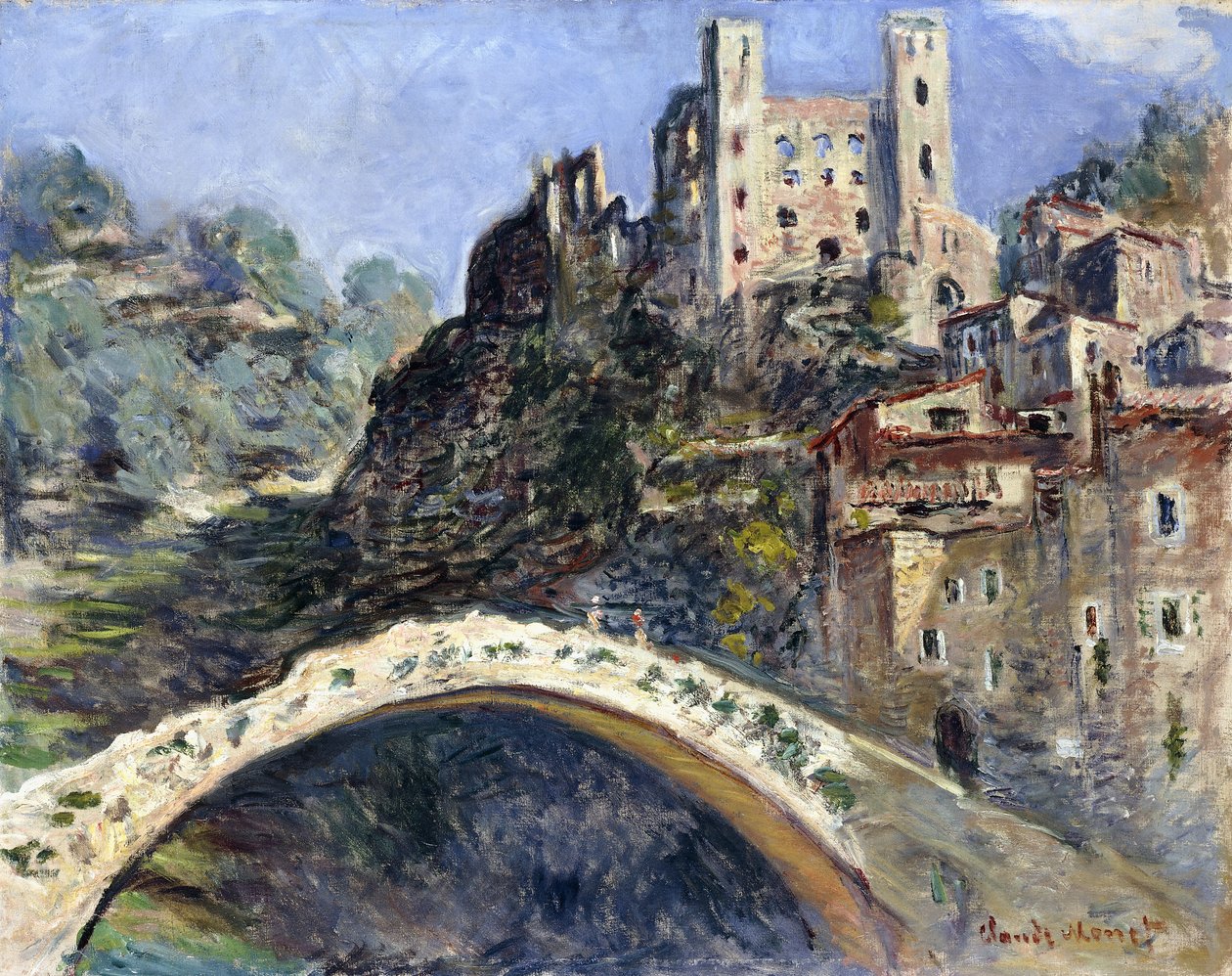 Dolceacqua, 1884 av Claude Monet