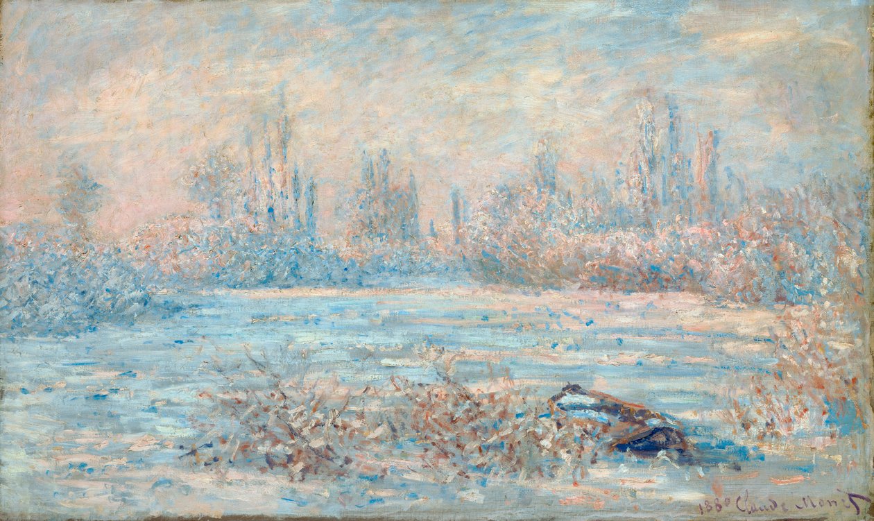 Frost, 1880 av Claude Monet