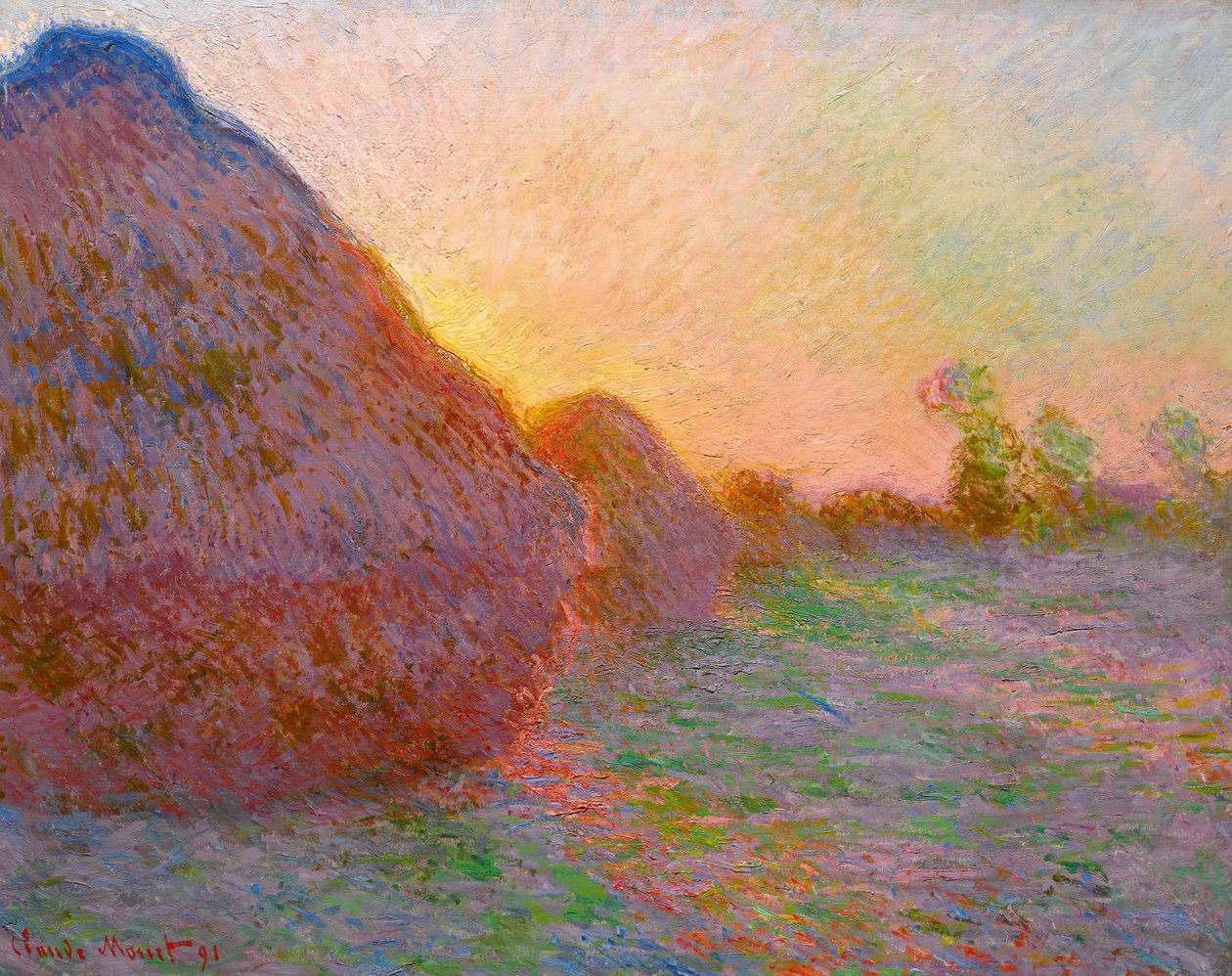 Tyska: Spannmålshiss Graynsta av Claude Monet