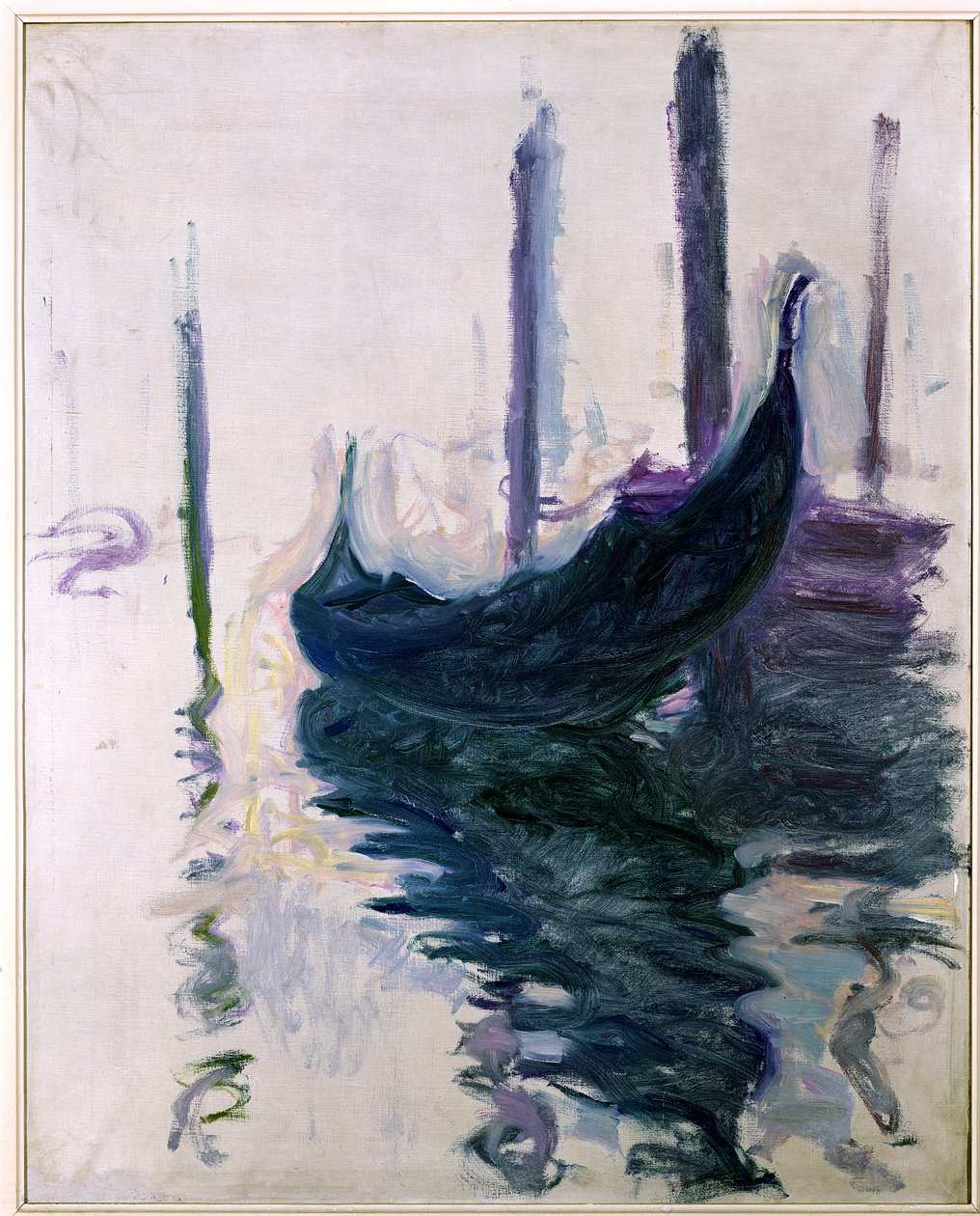 Gondoler i Venedig, 1908 av Claude Monet