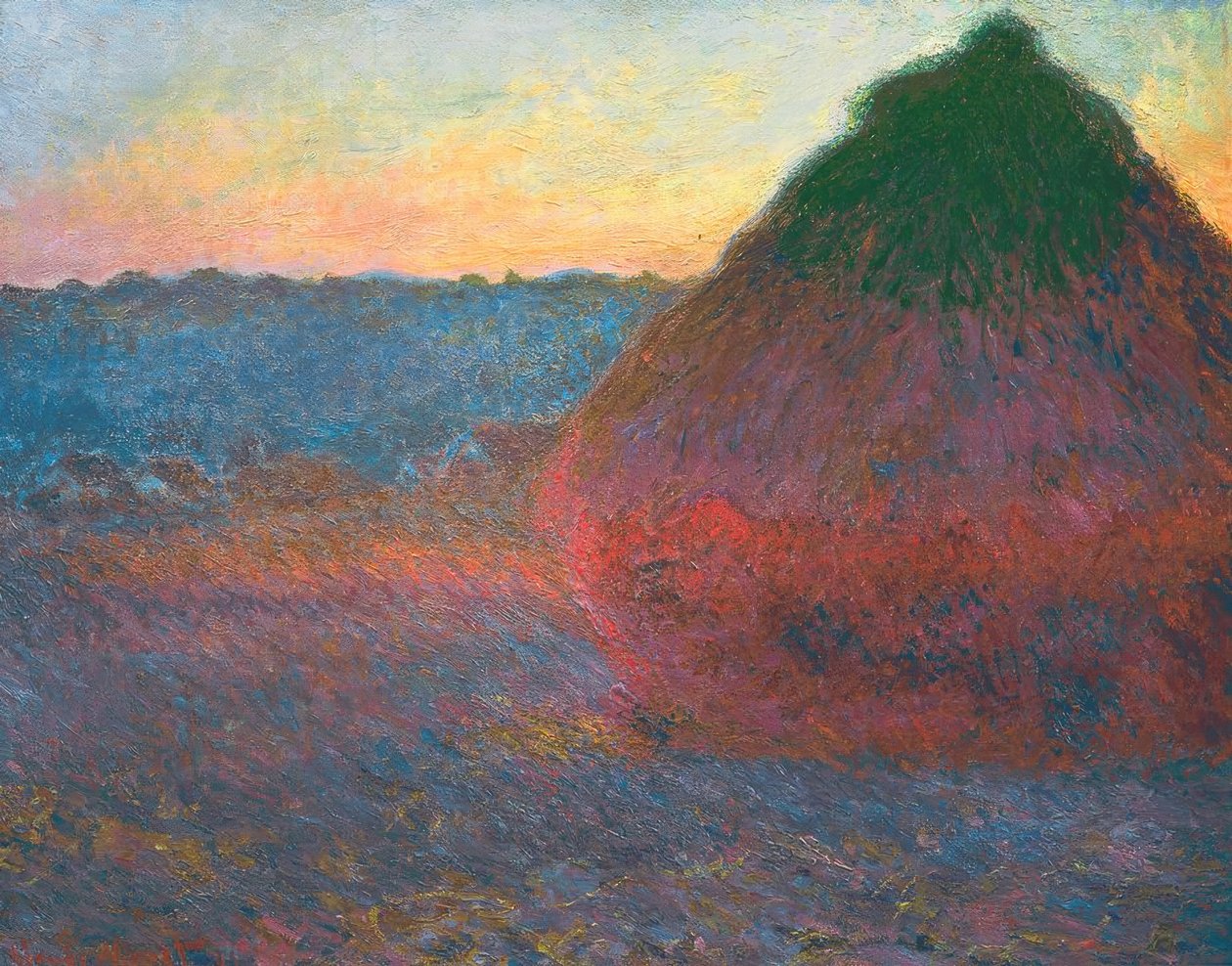 höstack av Claude Monet