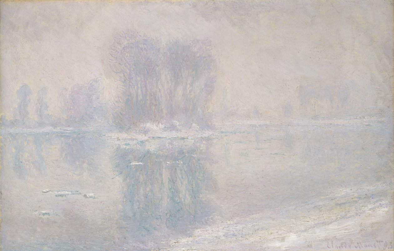 Isflak, 1893 av Claude Monet