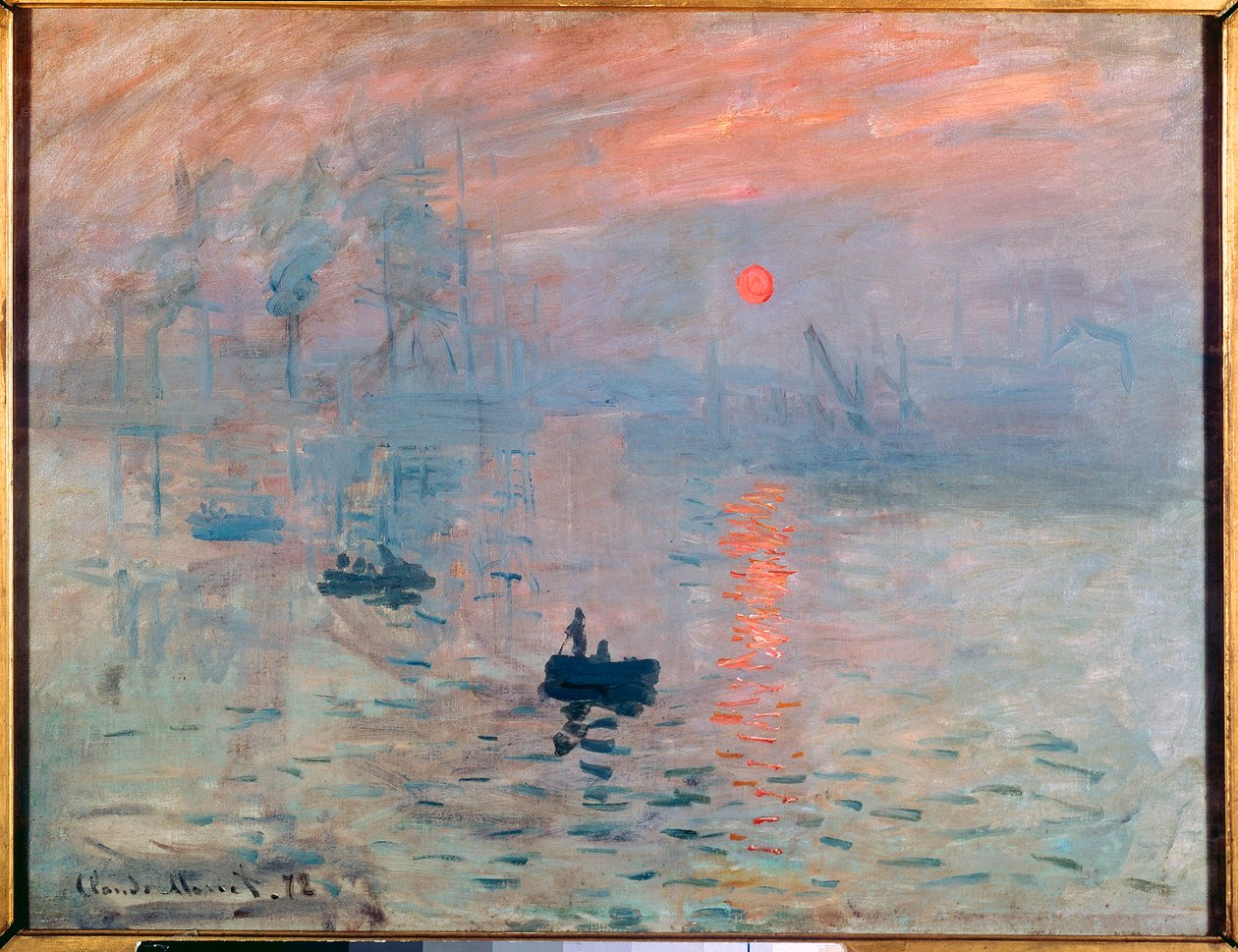 Impression, Soluppgång av Claude Monet