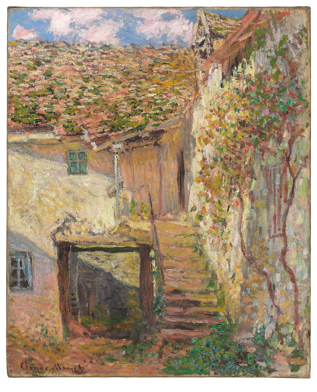 Trappan, 1878 av Claude Monet