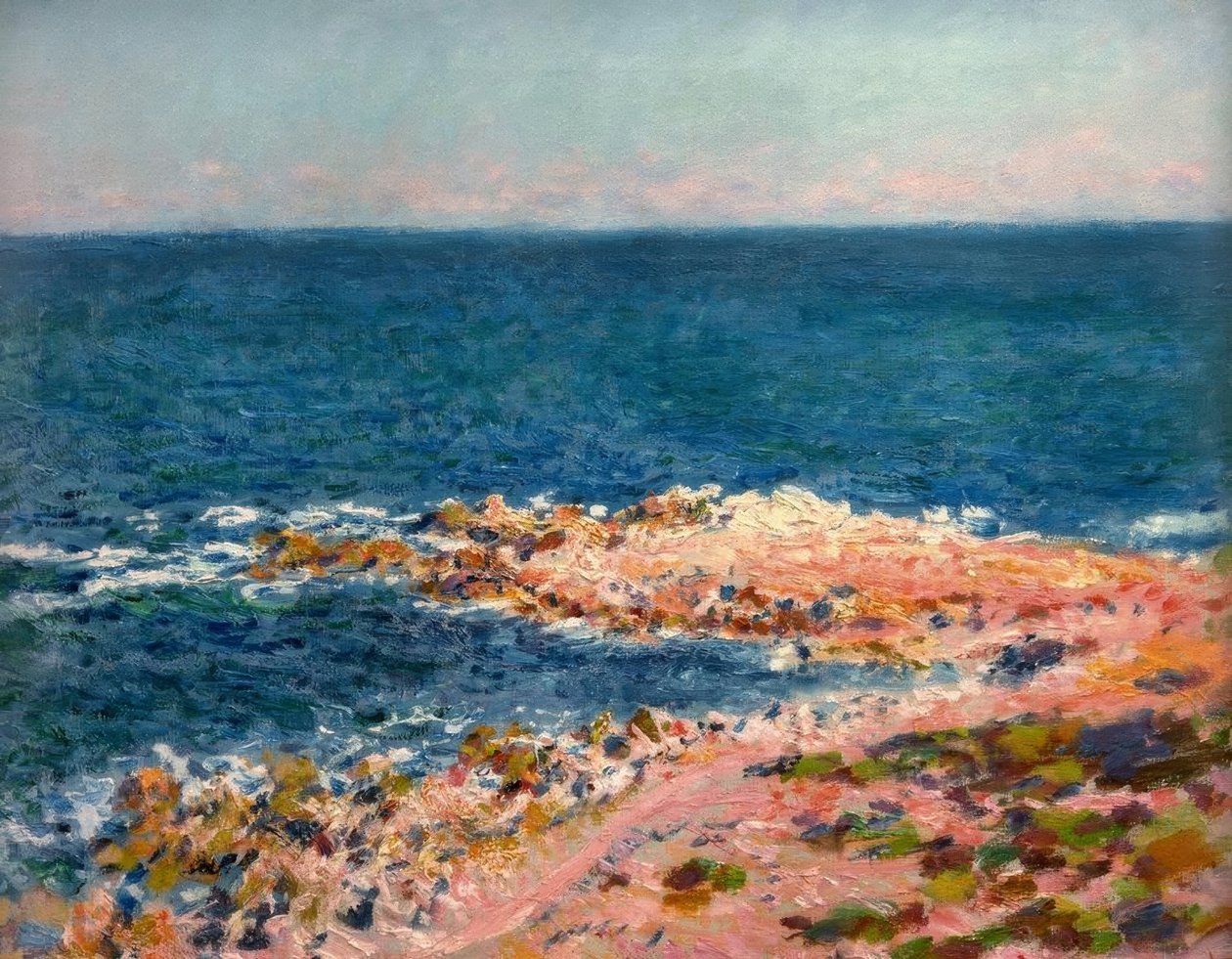 The Big Blue i Antibes av Claude Monet