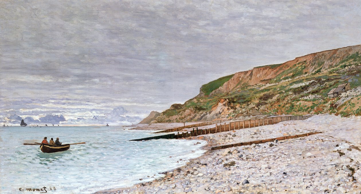 Pointe de la Heve, 1864 av Claude Monet