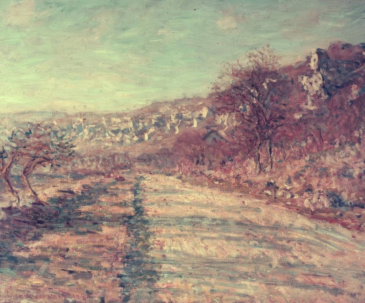 Route de La Roche-Guyon av Claude Monet