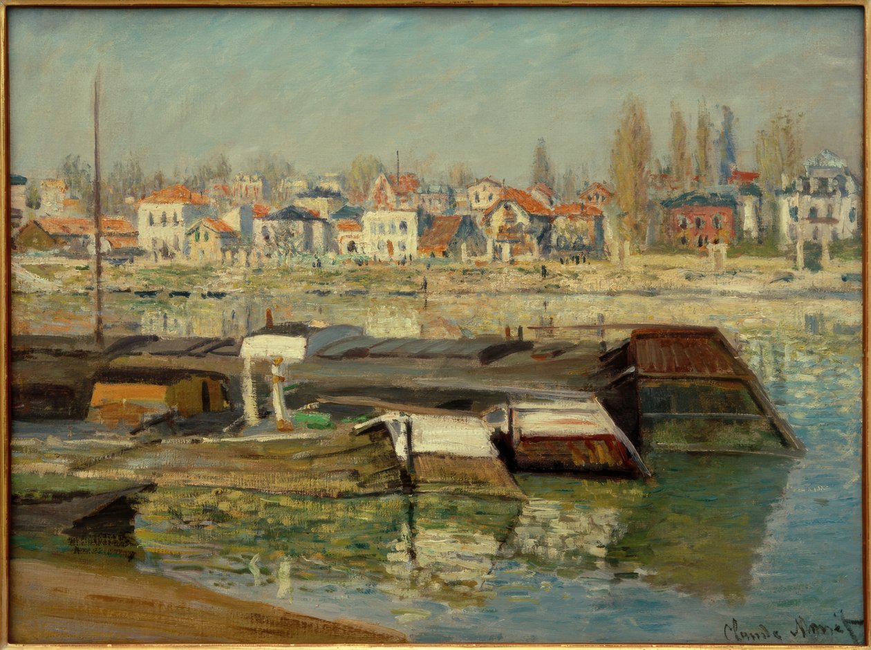 Seinen vid Asnières av Claude Monet