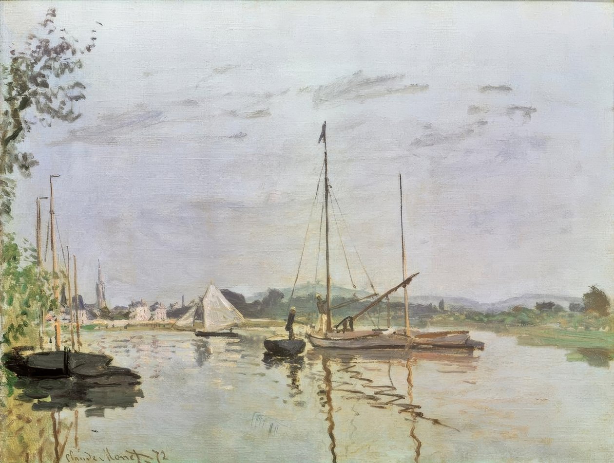 Båten, Argenteuil av Claude Monet