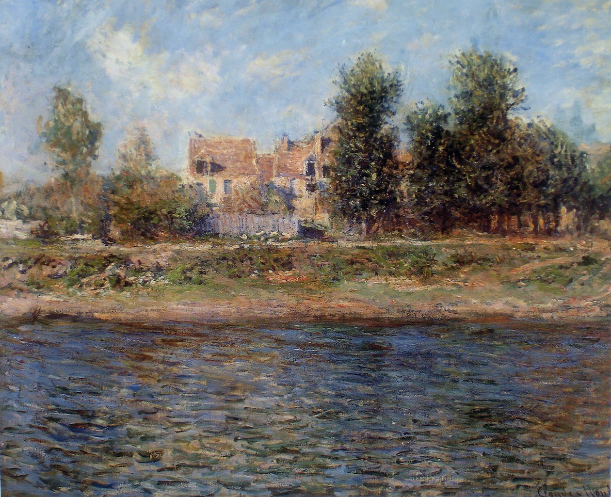 Berget La Seine, 1880. av Claude Monet