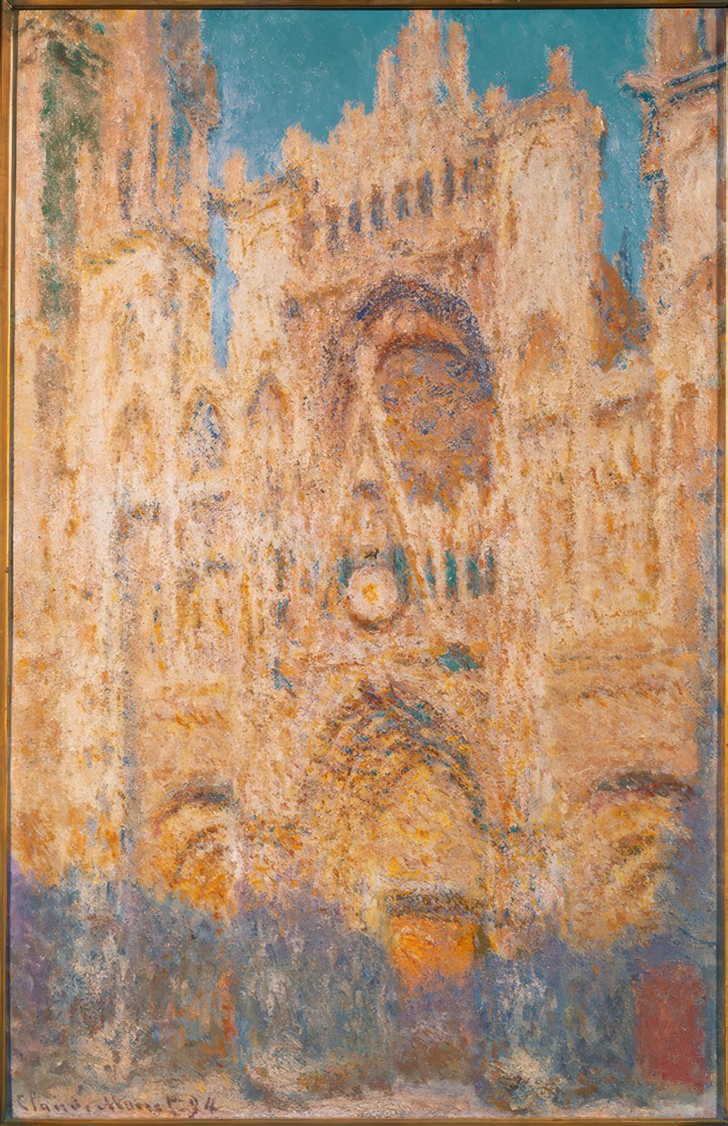Katedralen i Rouen av Claude Monet