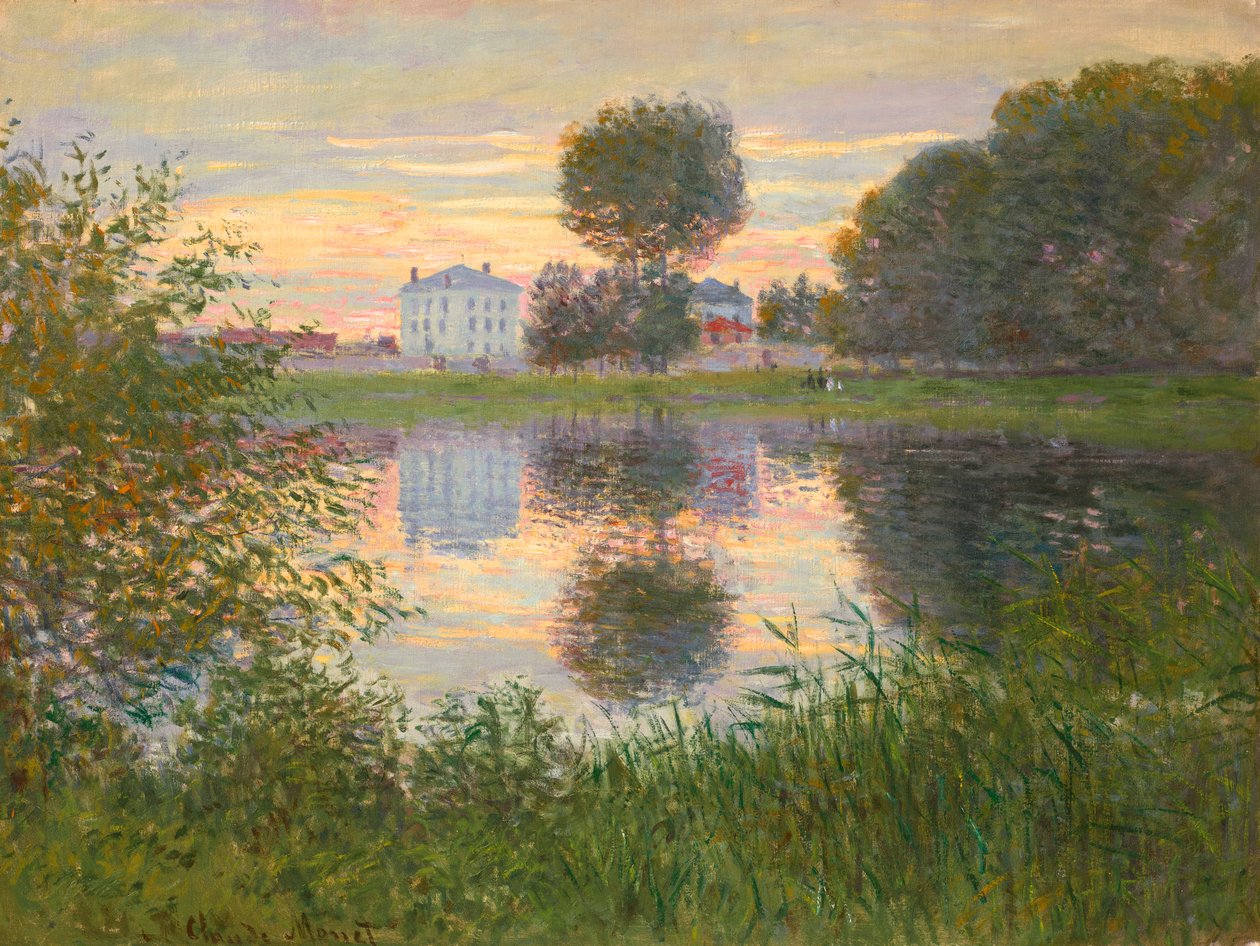 Trädet i en boll, Argenteuil av Claude Monet