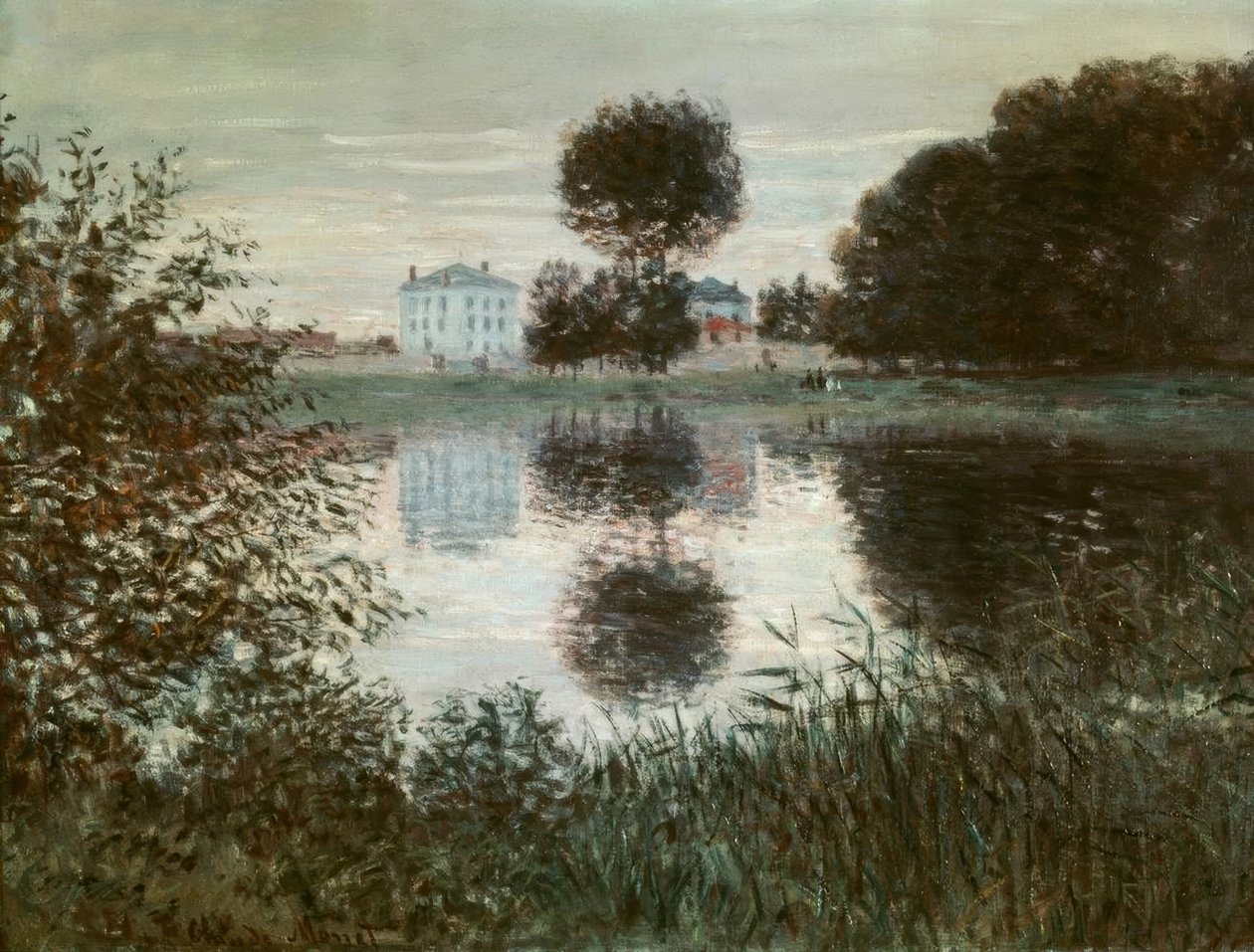 Trädet i en boll, Argenteuil av Claude Monet