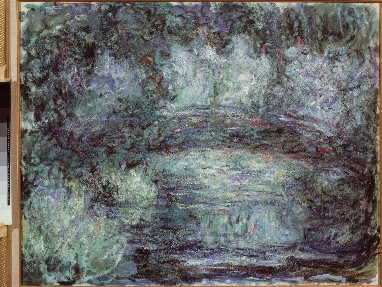 Japanska bron av Claude Monet