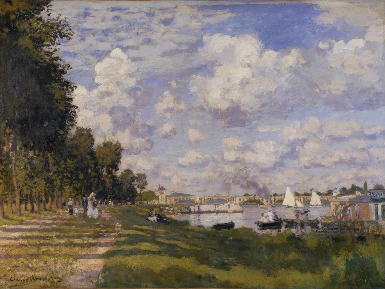Argenteuil-bassängen av Claude Monet
