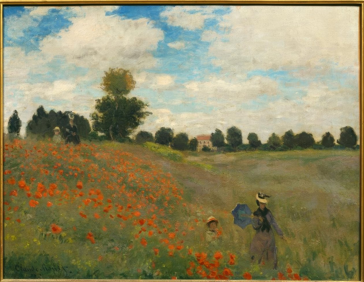 Vallmor i Argenteuil av Claude Monet