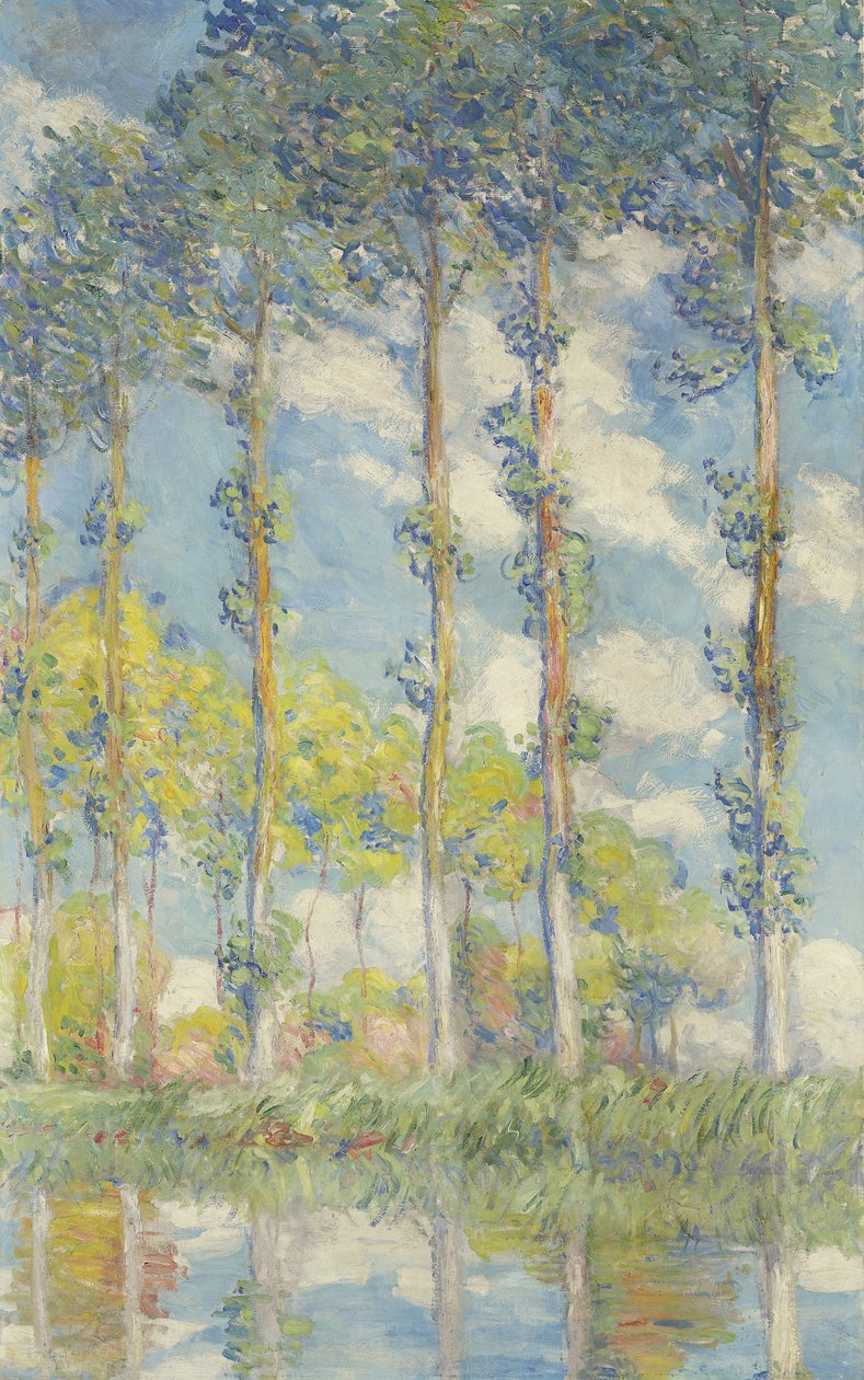 Poplarna, 1891 av Claude Monet