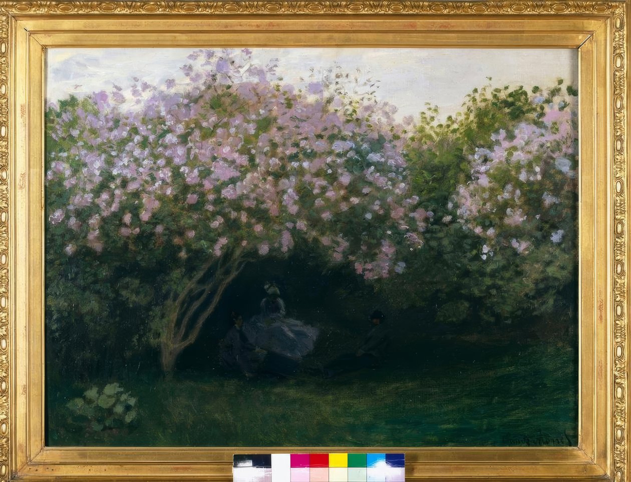 Lila, grått väder av Claude Monet
