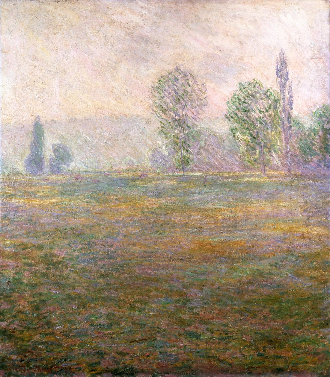 Ängar i Giverny, 1888. av Claude Monet