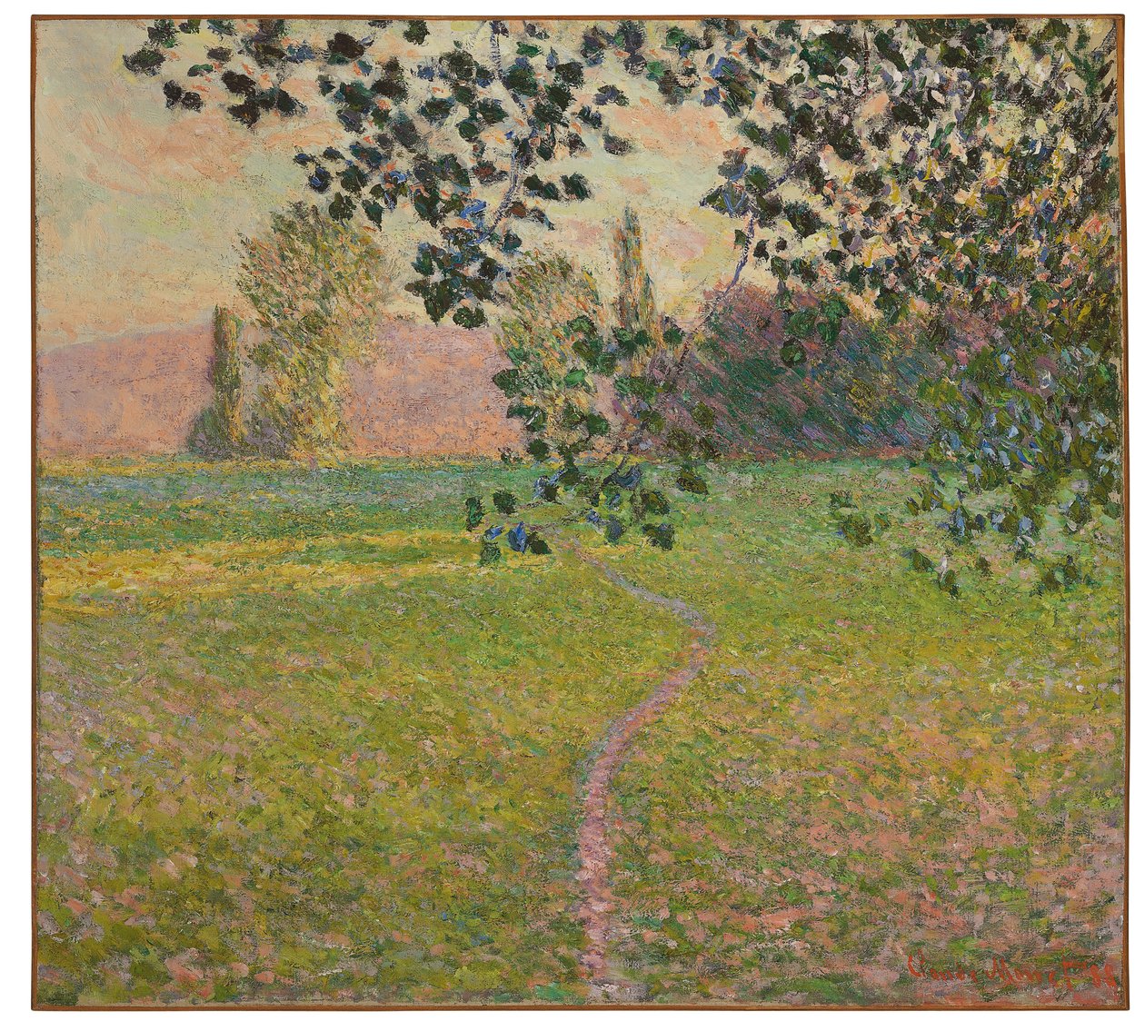 Morgonlandskap, 1888 av Claude Monet