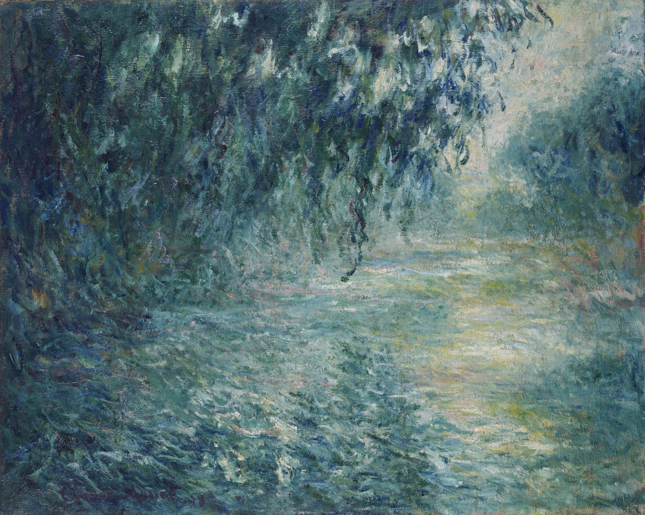 Morgon på Seine, 1898 av Claude Monet