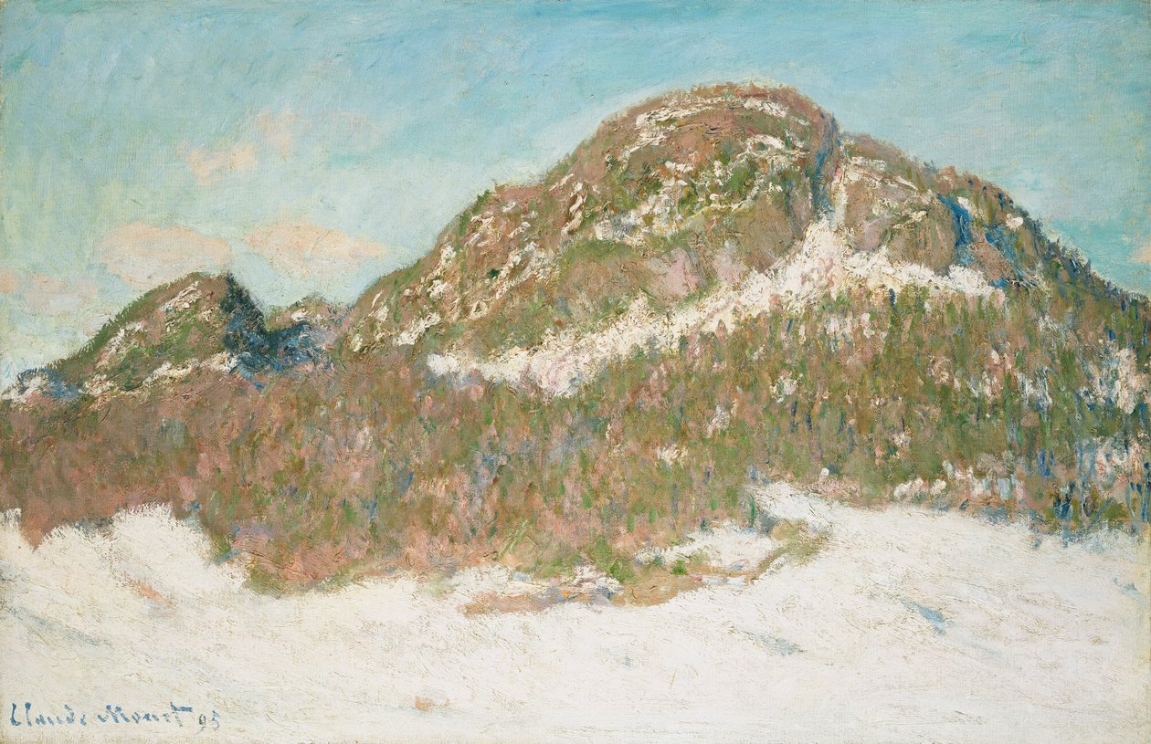 Mount Kolsaas, Solljuseffekt, 1895 av Claude Monet
