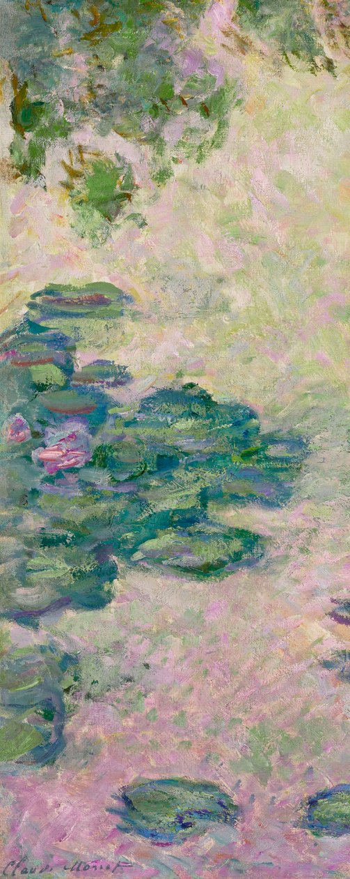 Näckrosor (fragment), ca 1912 (olja på duk) av Claude Monet
