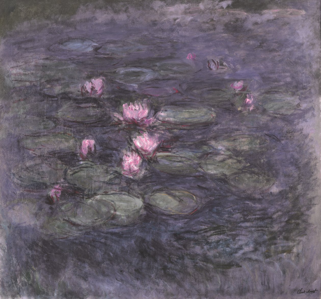Nymphéas, ca. 1914 av Claude Monet