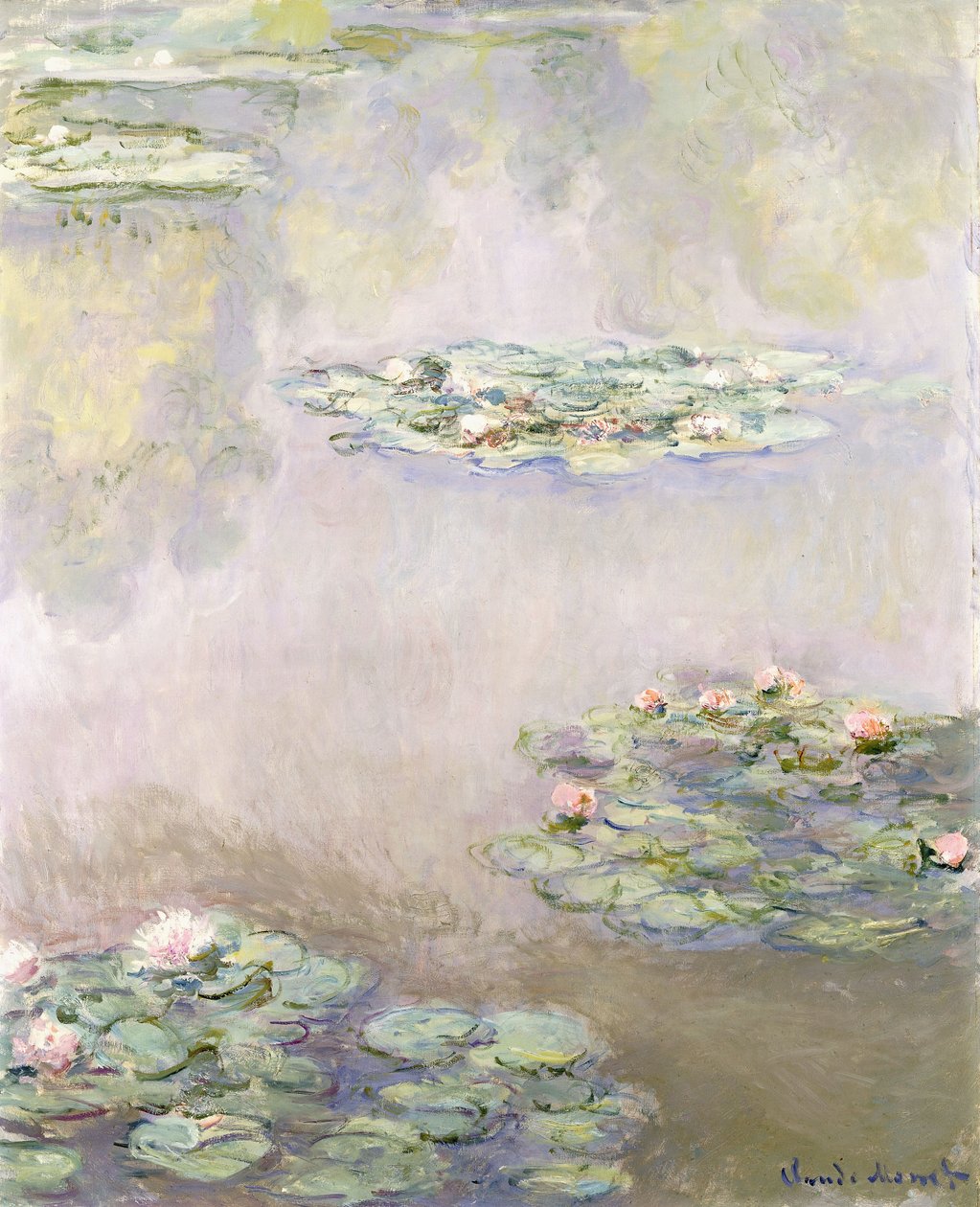 Nympheas, 1908 av Claude Monet